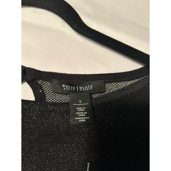 WHITE HOUSE BLACK MARKET Women Shimmer Rayon Poly Sweater Multicolor S - Picture 6 of 7